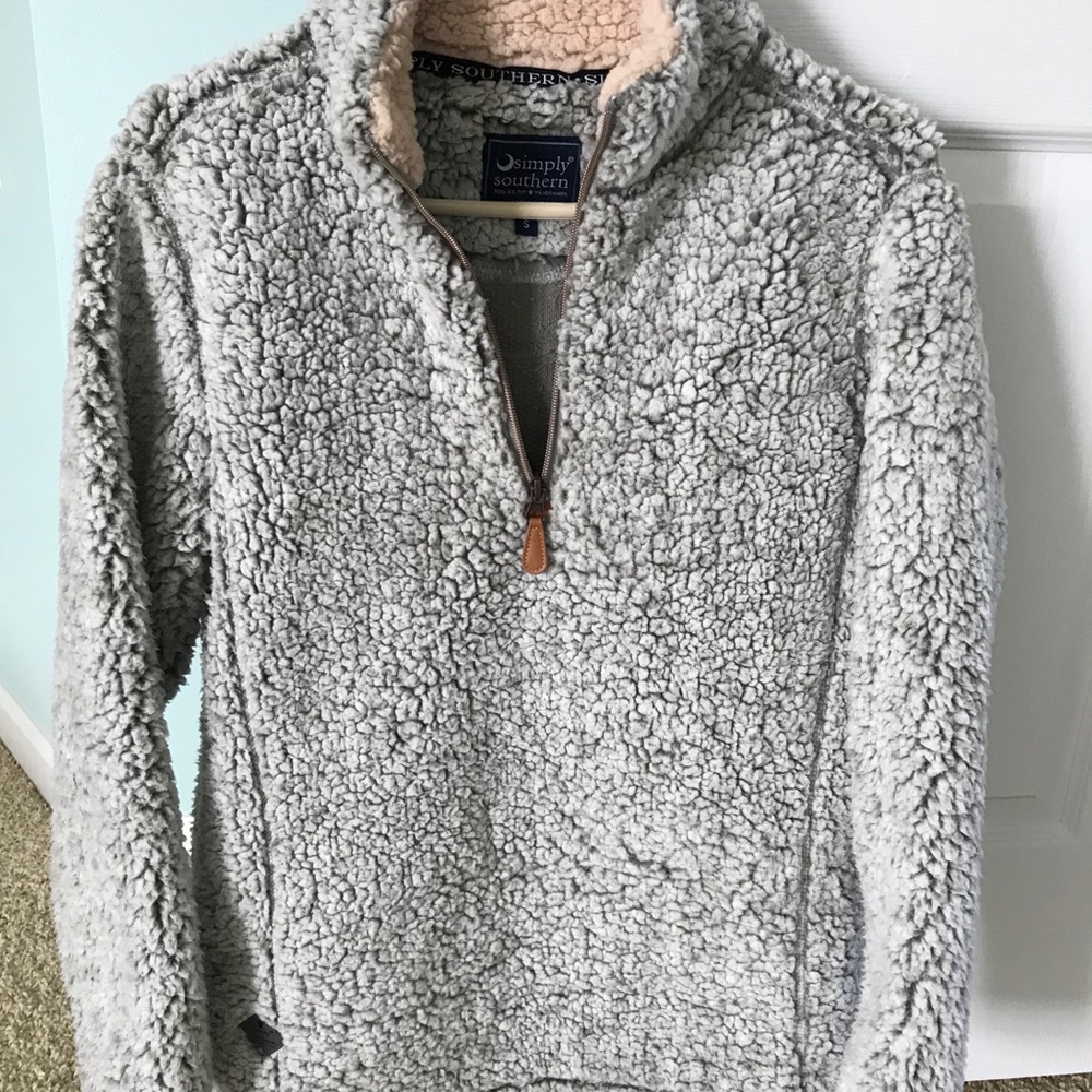 Simply Southern Fleece/Sherpa Pullover